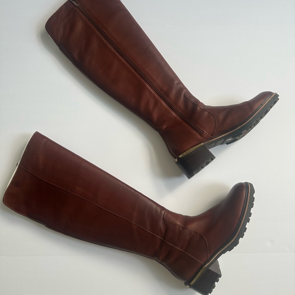 Vince Camuto Chestnut Over the Knee Boots